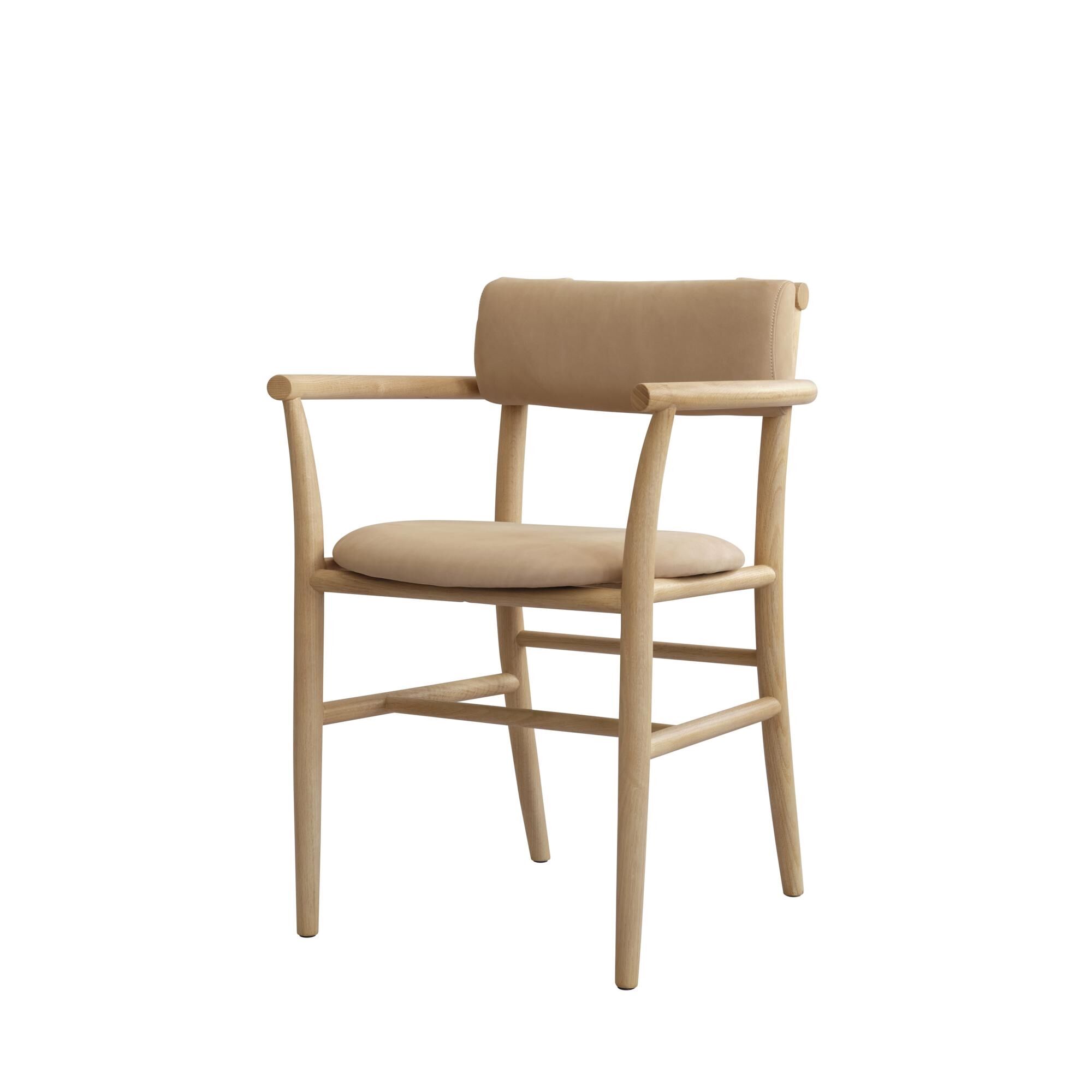 Nama Spisestol med Armlener Nubuck