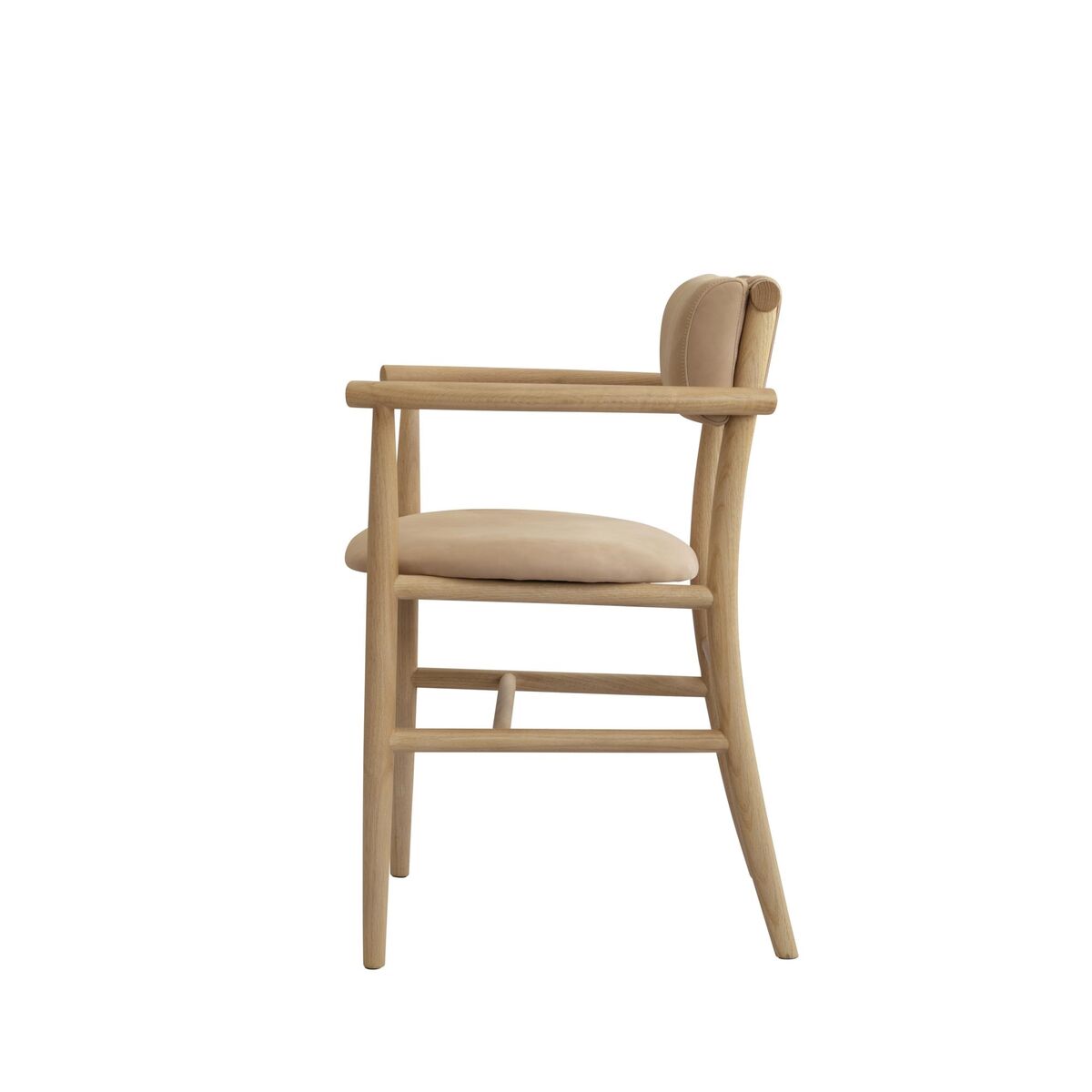Nama Dining Chair with Armrests Nubuck