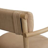 Nama Dining Chair with Armrests Nubuck