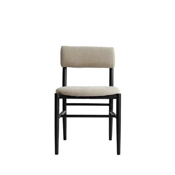 Nama Dining Chair Coffee Black/Linen