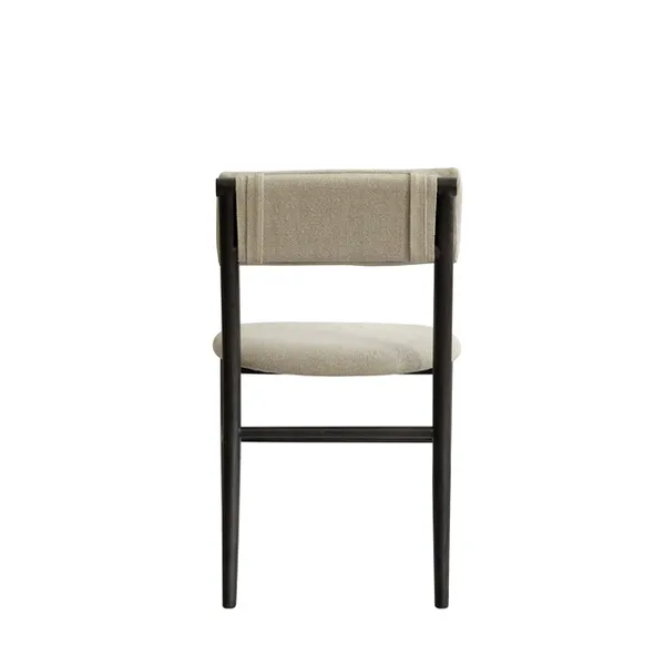 Nama Dining Chair Coffee Black/Linen