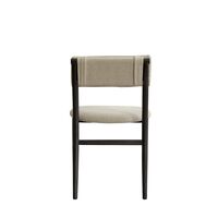 Nama Dining Chair Coffee Black/Linen