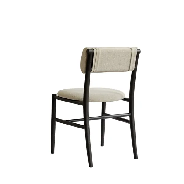 Nama Dining Chair Coffee Black/Linen