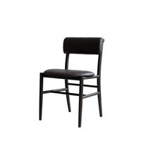 Coffee black / Black leather