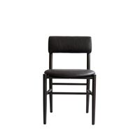 Nama Dining Chair Coffee Black/Aniline Black Leather
