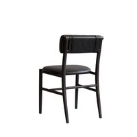 Nama Dining Chair Coffee Black/Aniline Black Leather