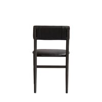 Nama Dining Chair Coffee Black/Aniline Black Leather