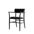 Coffee black / Black leather
