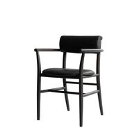 Coffee black / Black leather