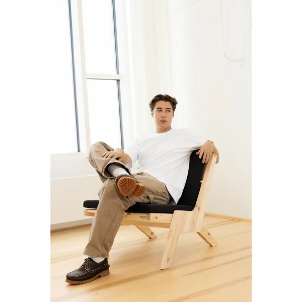 Sway Armchair Raw/621 Midnight Grey