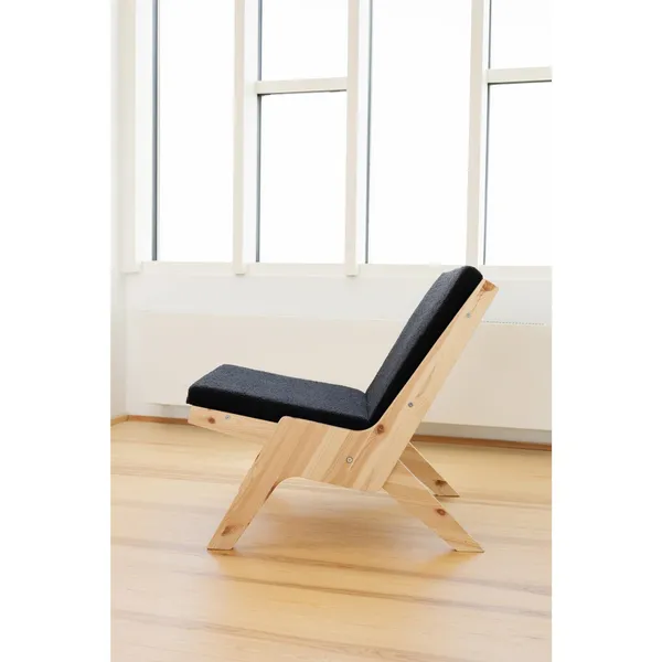 Sway Armchair Raw/621 Midnight Grey