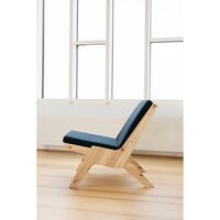 Sway Armchair Raw/623 Oxford Blue