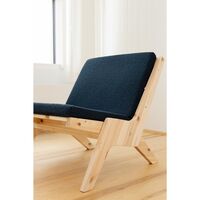 Sway Armchair Raw/623 Oxford Blue