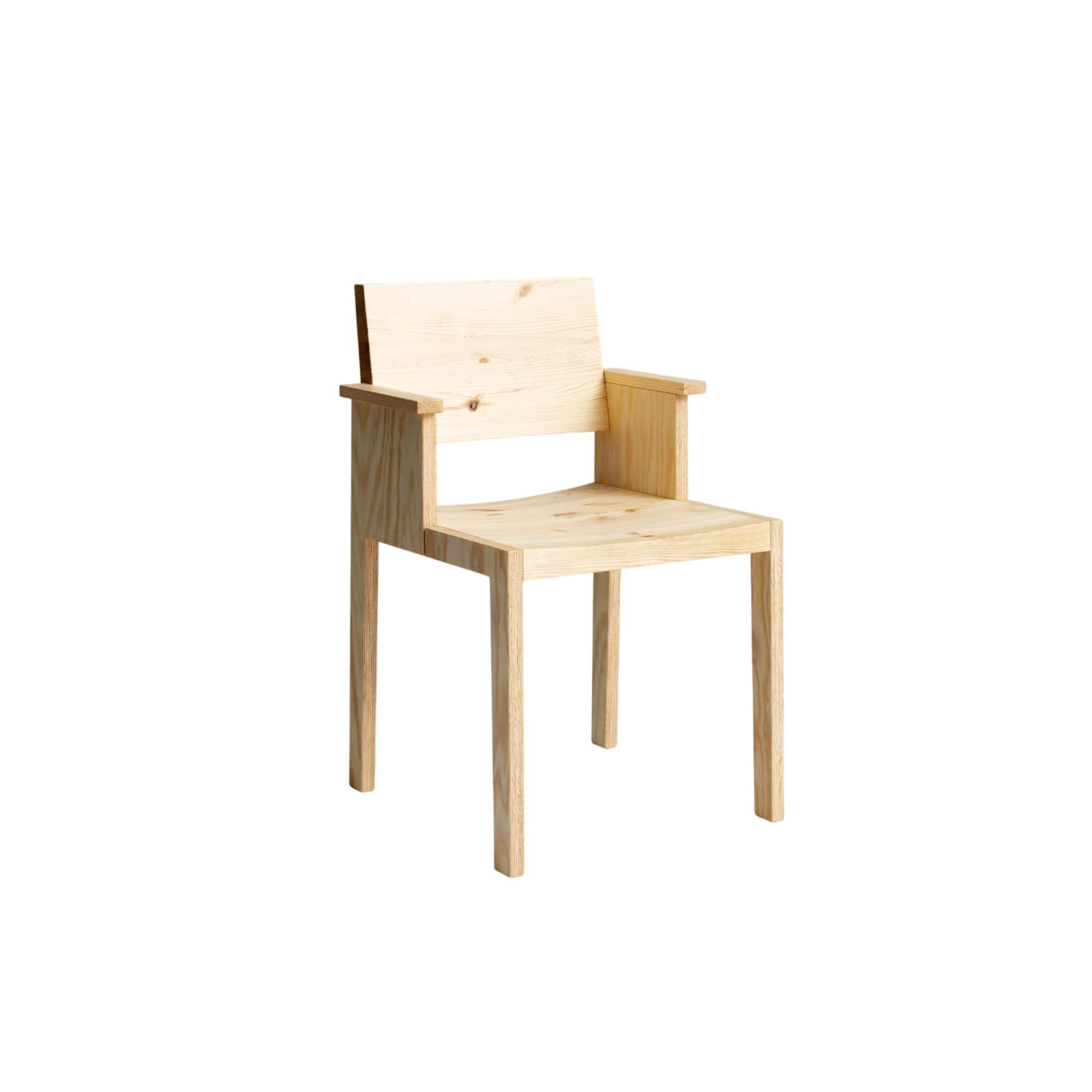 016 Maasto Spisestuestol Med Armlener Natur