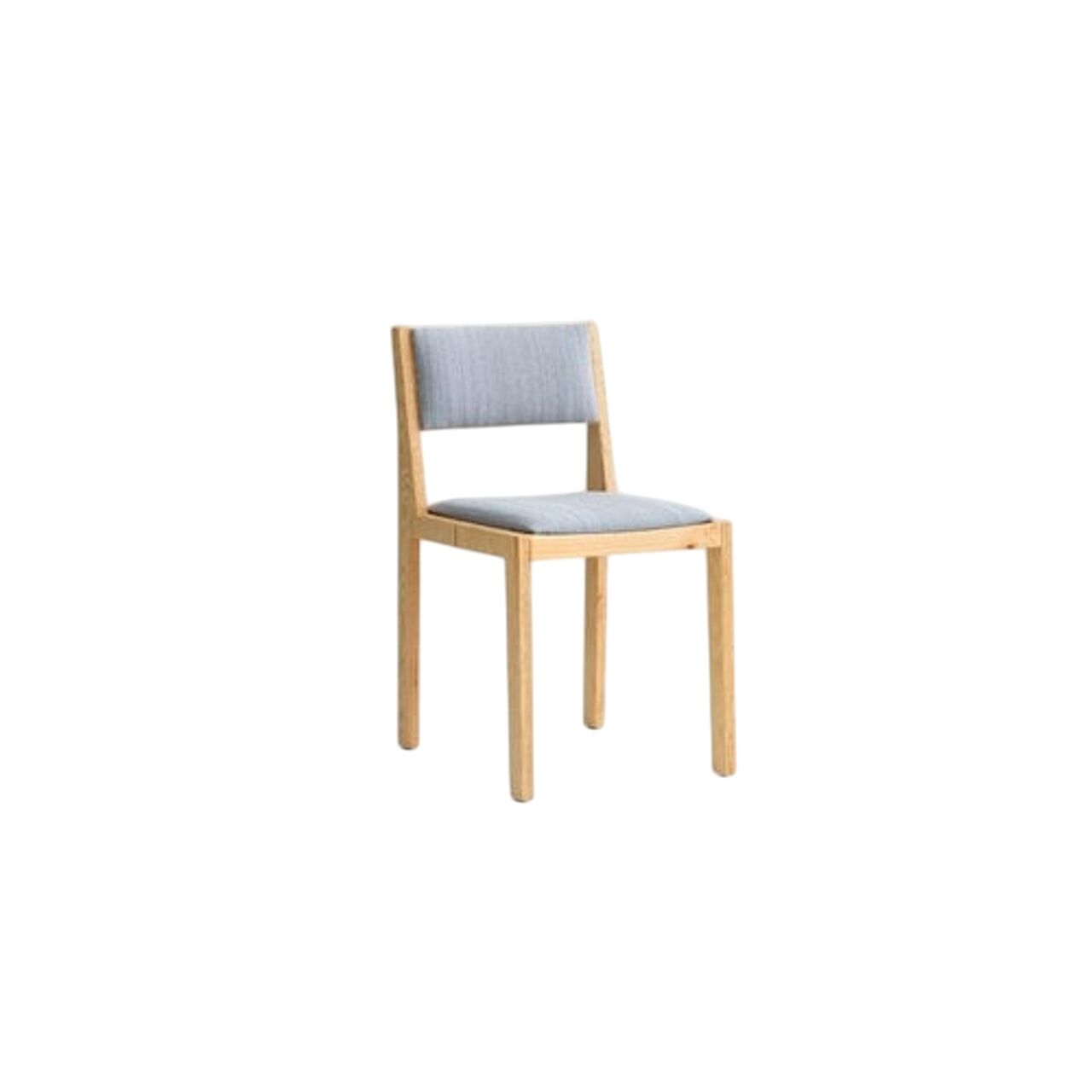 016 Maasto Spisebordsstol Polstret Sde & Ryg Natural/Kvadrat 0134
