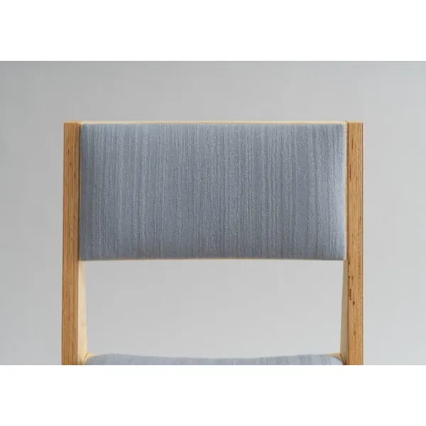 016 Maasto Dining Chair Upholstered Seat & Back Natural/Square 0134