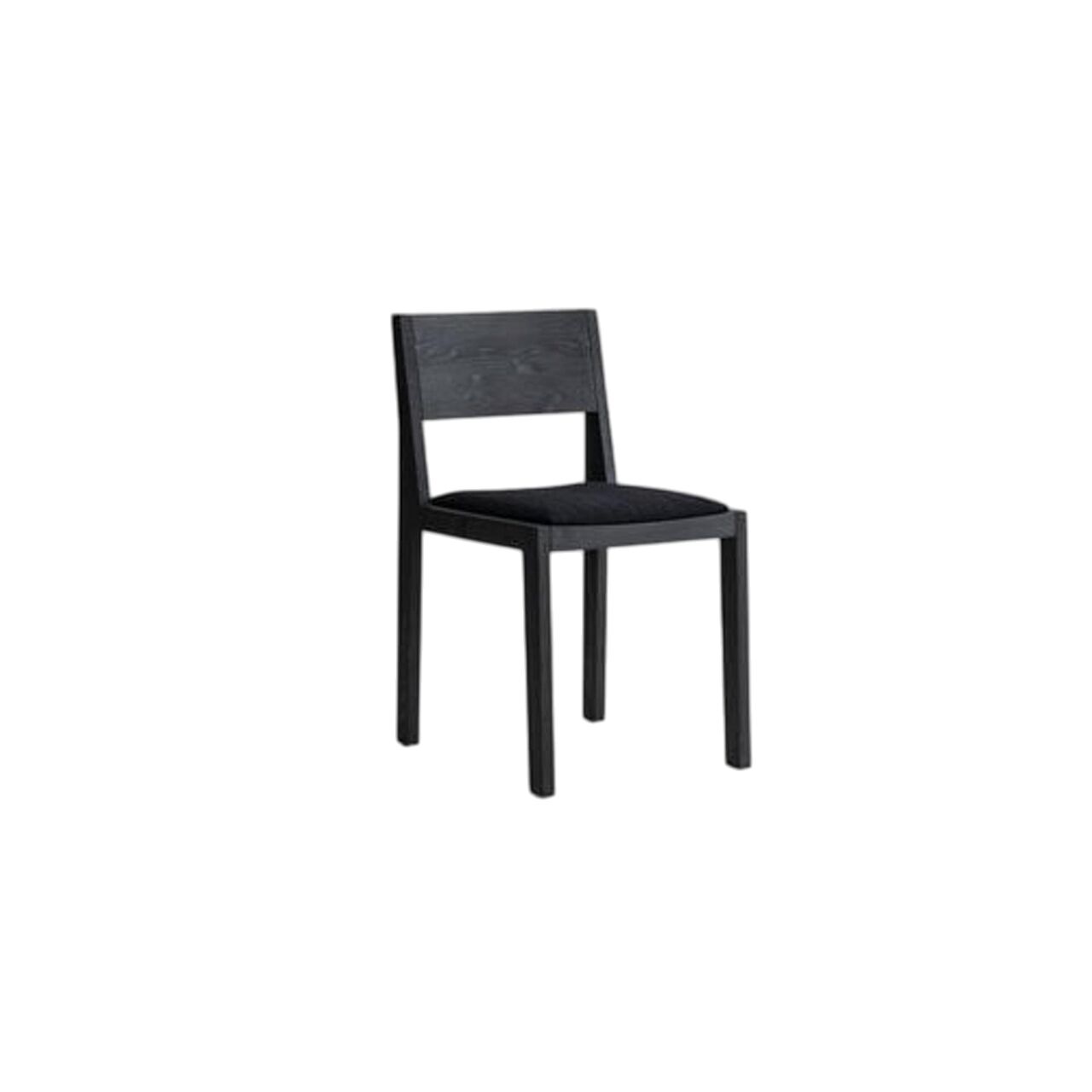 016 Maasto Spisebordsstol Polstret Sde Sort/Kvadrat 0194