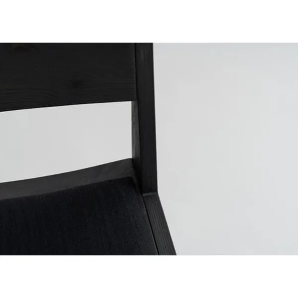 016 Maasto Spisebordsstol Polstret Sæde Sort/Kvadrat 0194