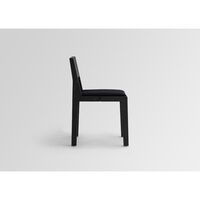 016 Maasto Spisebordsstol Polstret Sæde Sort/Kvadrat 0194