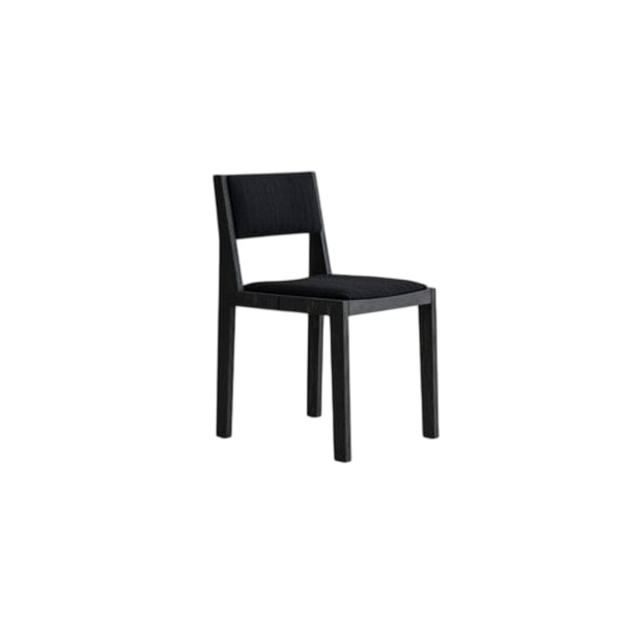 016 Maasto Spisestuestol Polstret Sete & Rygg Svart/Sort 0194