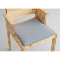 016 Maasto Dining Chair With Armrest & Upholstered Seat Natural/Square 0134