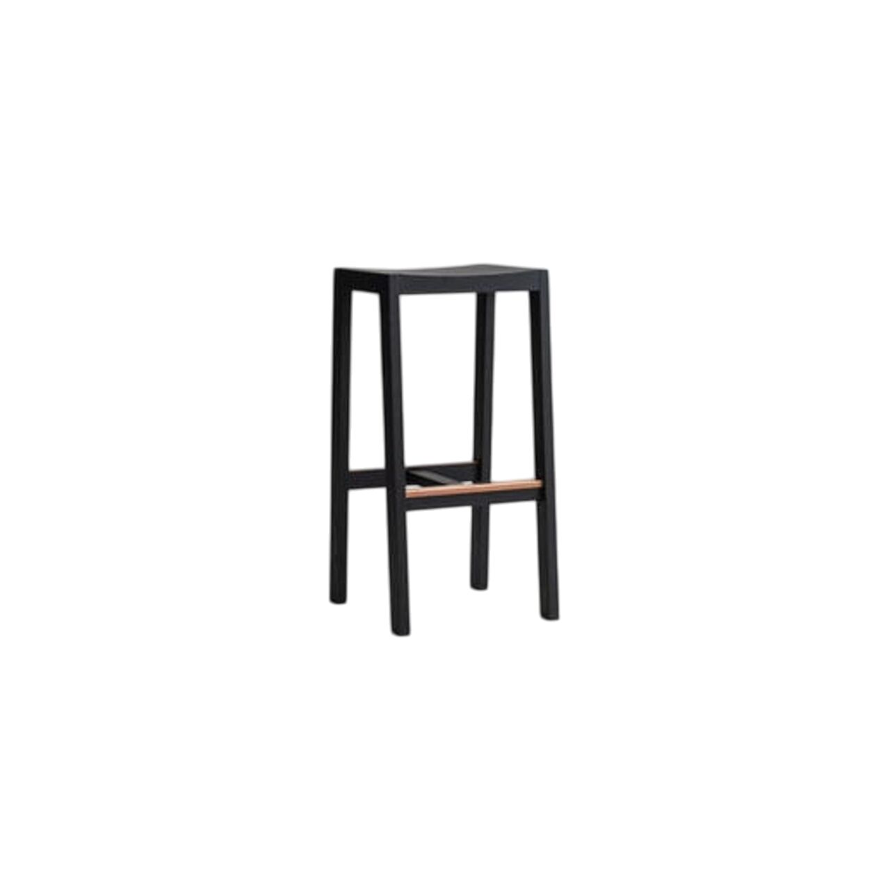 016 Maasto Barstol H75 Sort