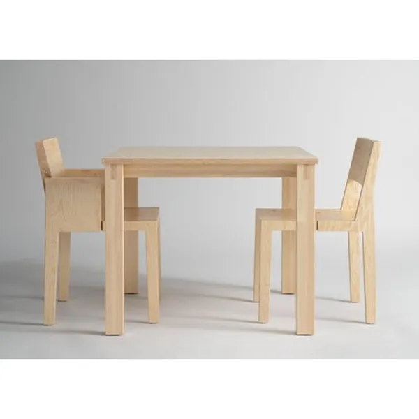 016 Maasto Dining Table 90x90 Natural
