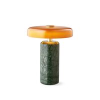 Trip Tragbare Lampe Moosmarmor/ Bernstein