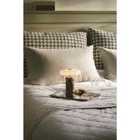 Trip Tragbare Lampe Silber Marmor/Rose