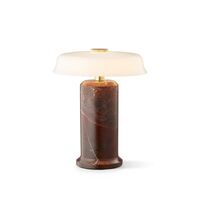 Trip No. 2 Portable Lamp Burgundy Marble/Glossy Opal