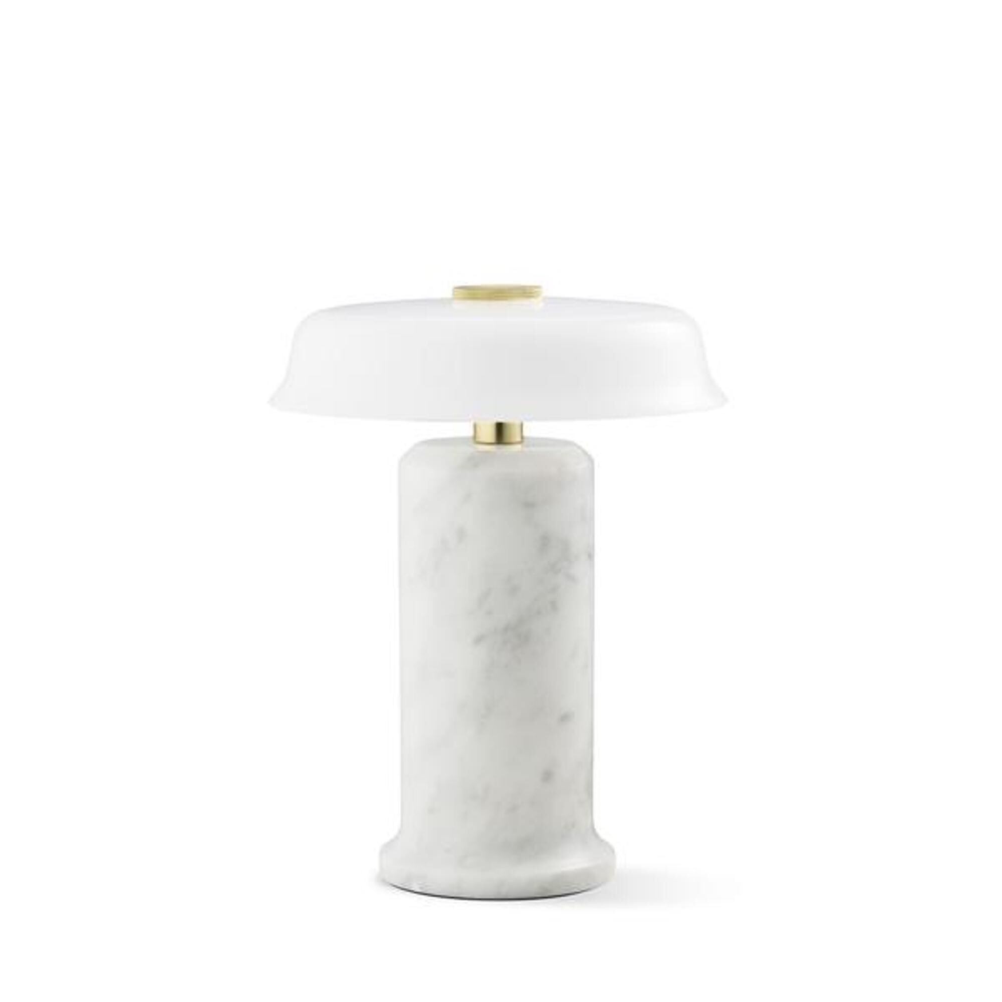 Trip No. 2 Bærbar Lampe Carrara Marmor/Glansende Opal