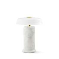 Trip No. 2 Portable Lamp Carrara Marble/Glossy Opal