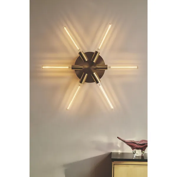 Liberty Star Wandlamp Geborsteld Goud