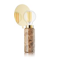 Blindspot Table Lamp Brown/Emperador Marble
