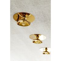 Wanted Wall Lamp With Backplate Gold