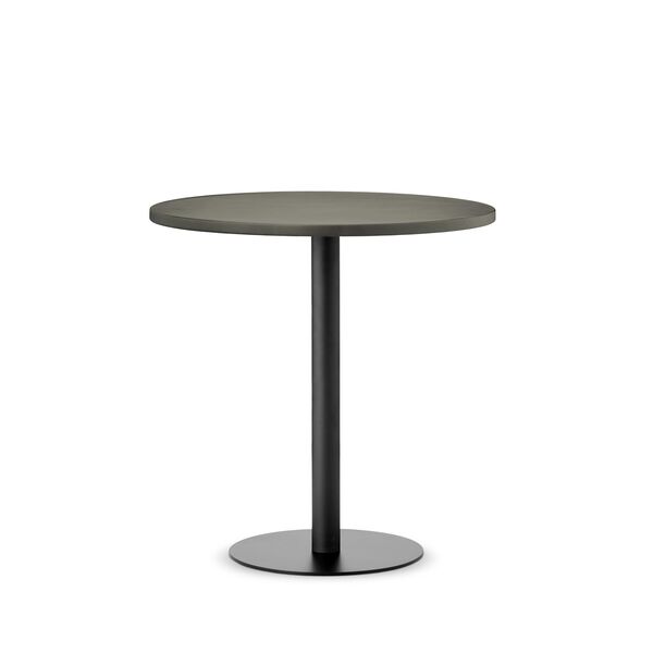 Skins Couchtisch Ø74 Schwarz/ Moos