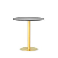 Table Basse Skins Ø74, , Or/fumée