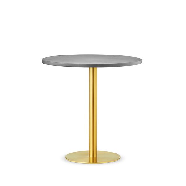 Skins Couchtisch Ø74 Gold/Rauch