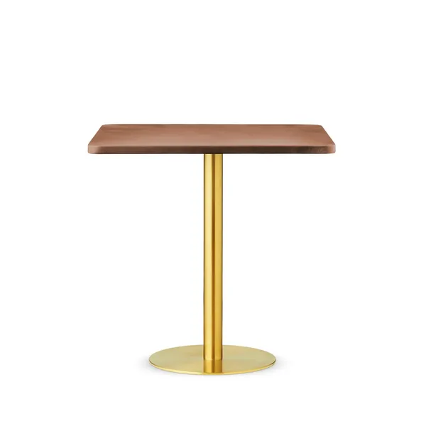 Skins Coffee Table 74x74 Gold/Brandy