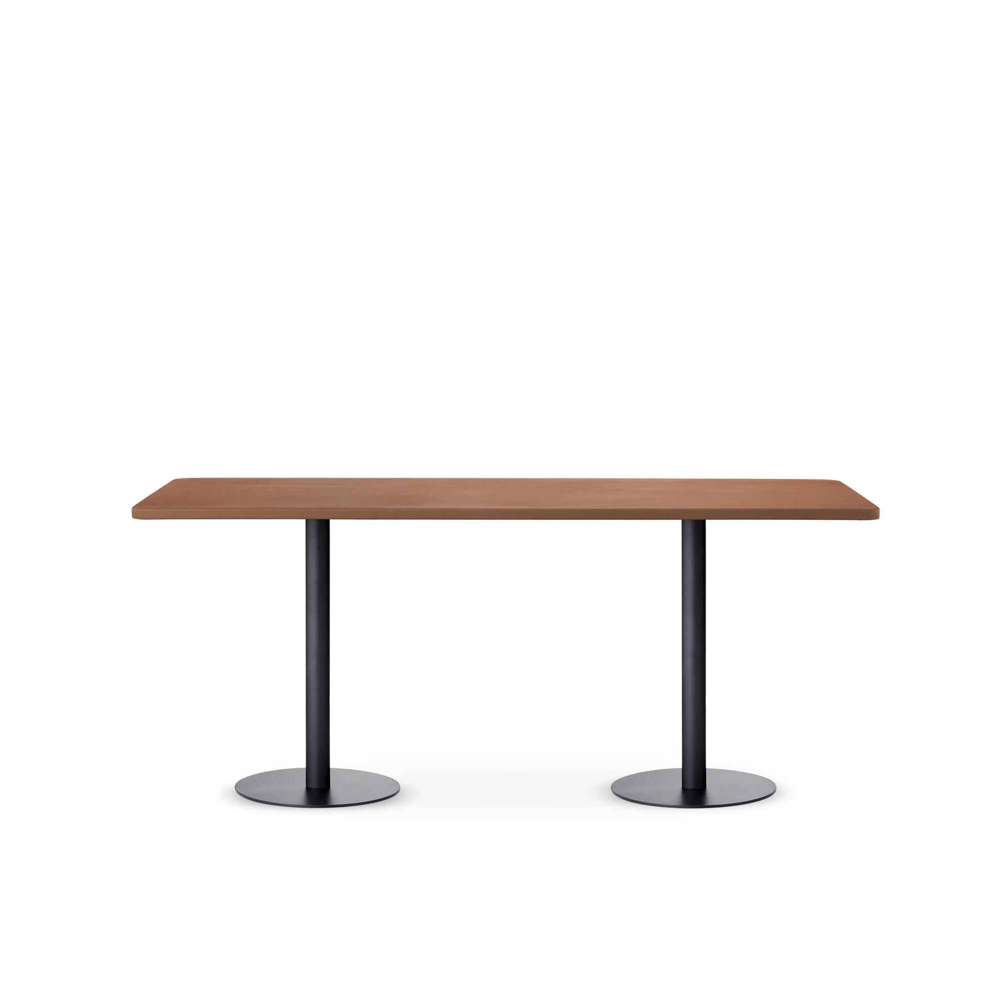Skins Salongbord 174×74 Sort/ Brandy