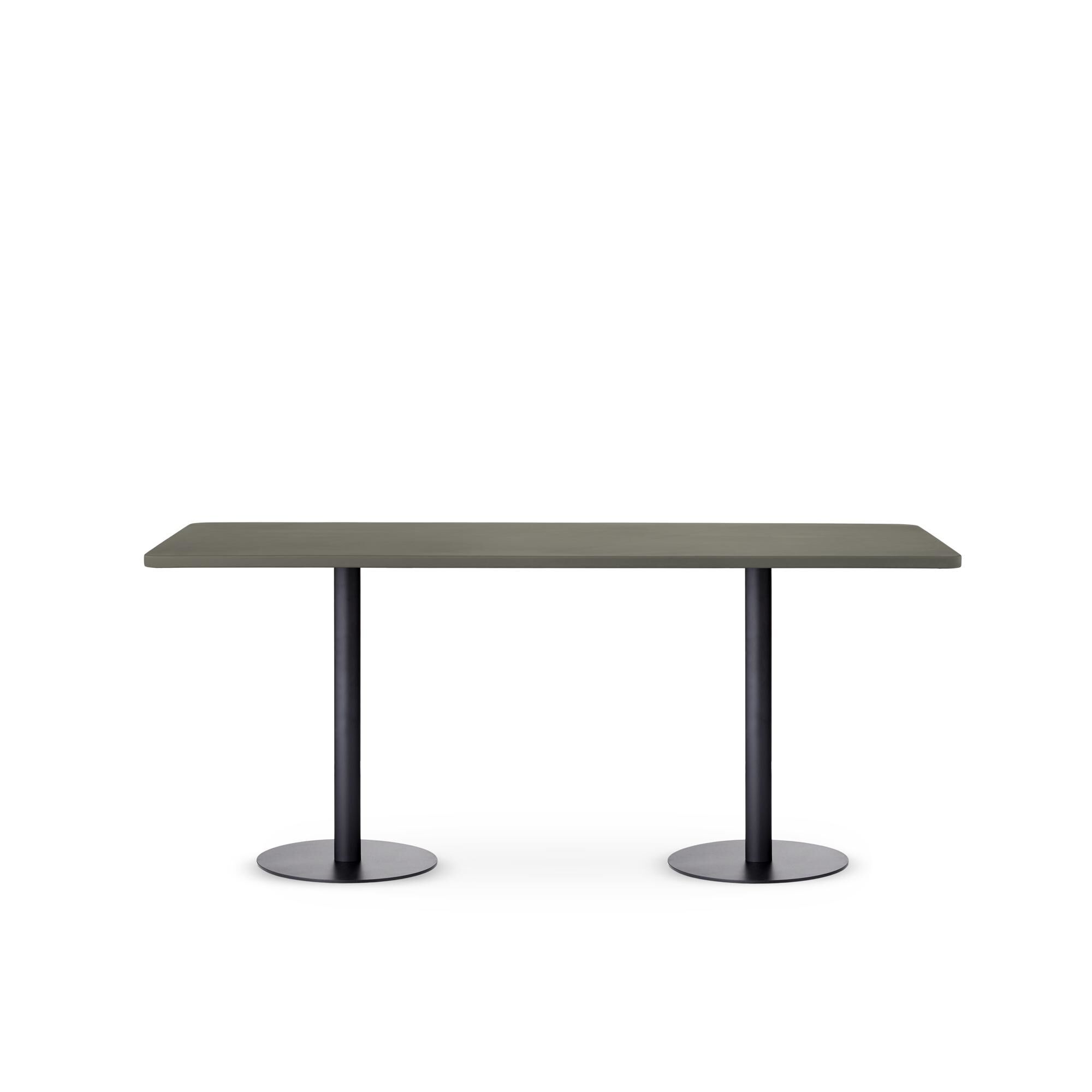 Skins Salongbord 174×74 Sort/ Mose