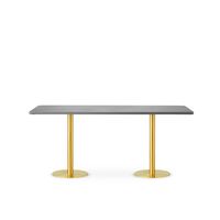Table Basse Skins 174x74 Or/Fumée