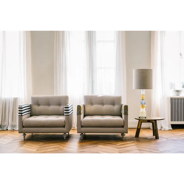 Oaklywood Couchtisch Ø60 Messing