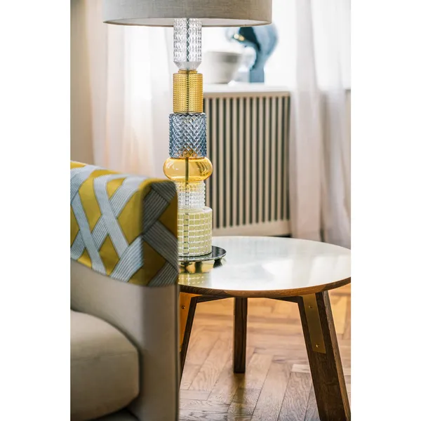 Oaklywood Couchtisch Ø60 Messing