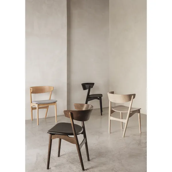 No 7 Spisebordsstol Sort Bøg