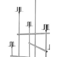 Candelabro Elysia de en Acero Inoxidable Pulido