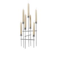 Candelabro Elysia de en Acero Inoxidable Pulido