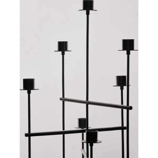 Candelabro Elysia de en Acero Inoxidable Pulido