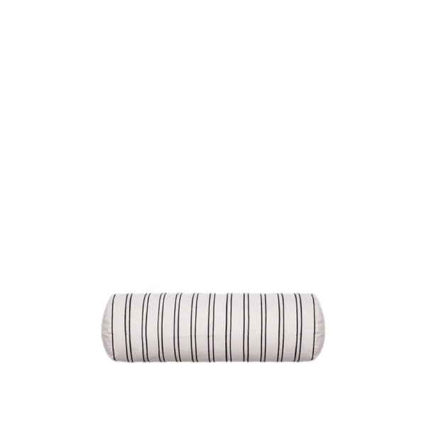 Twill Bolster Cushion Off-White/ Black