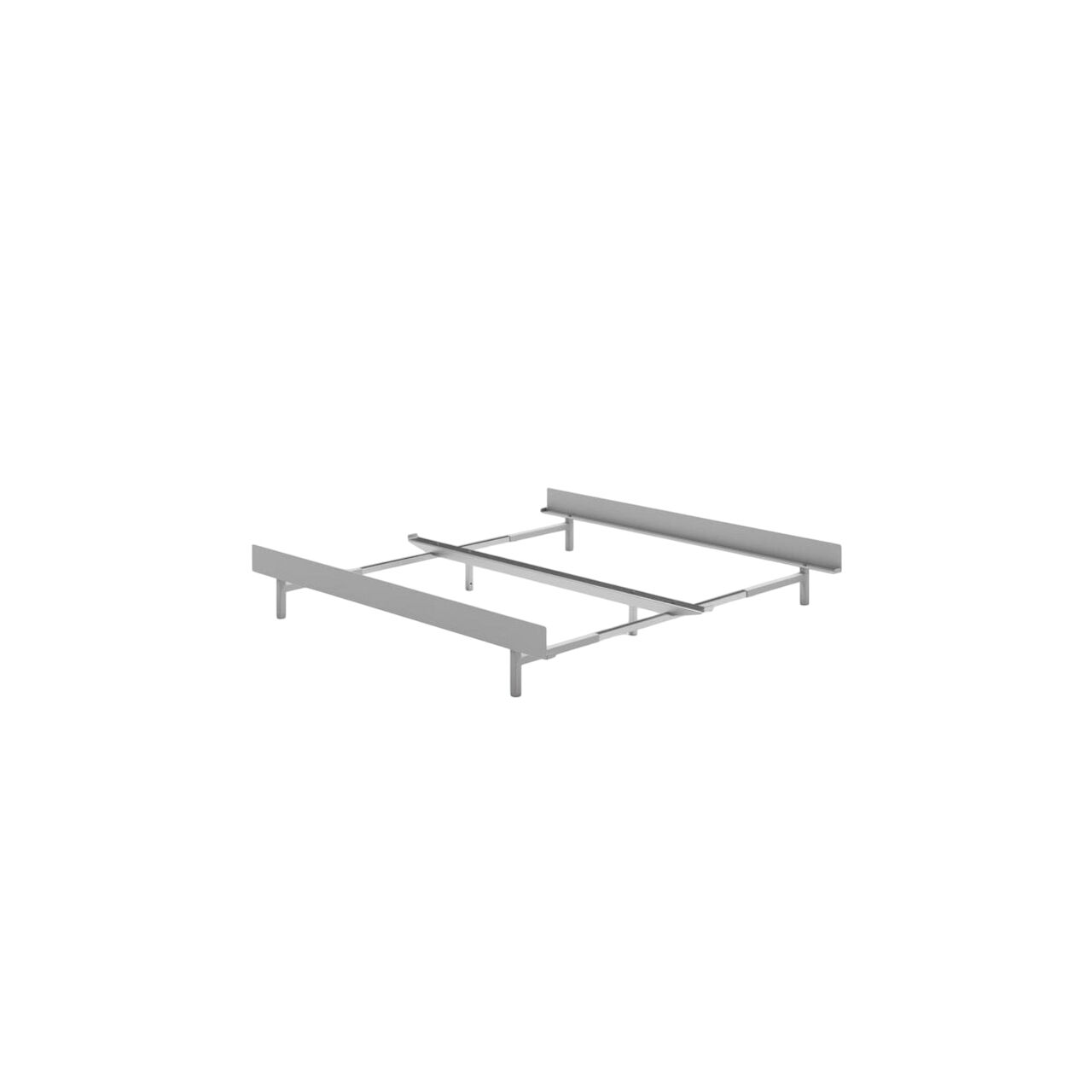 Bed Sengeramme 90-180 cm Rustfri Stl